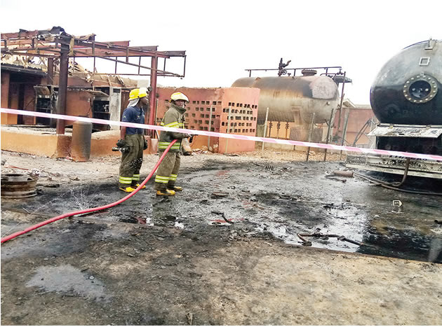 lagos gas explosion at baruwa